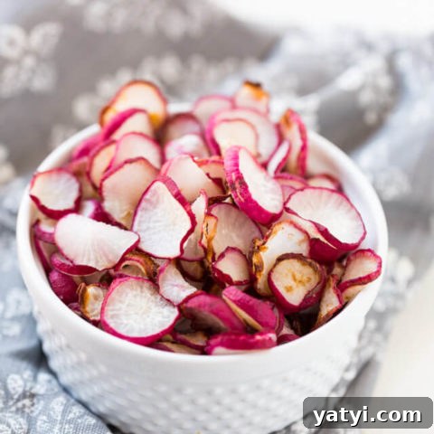 Baked Radish Chips