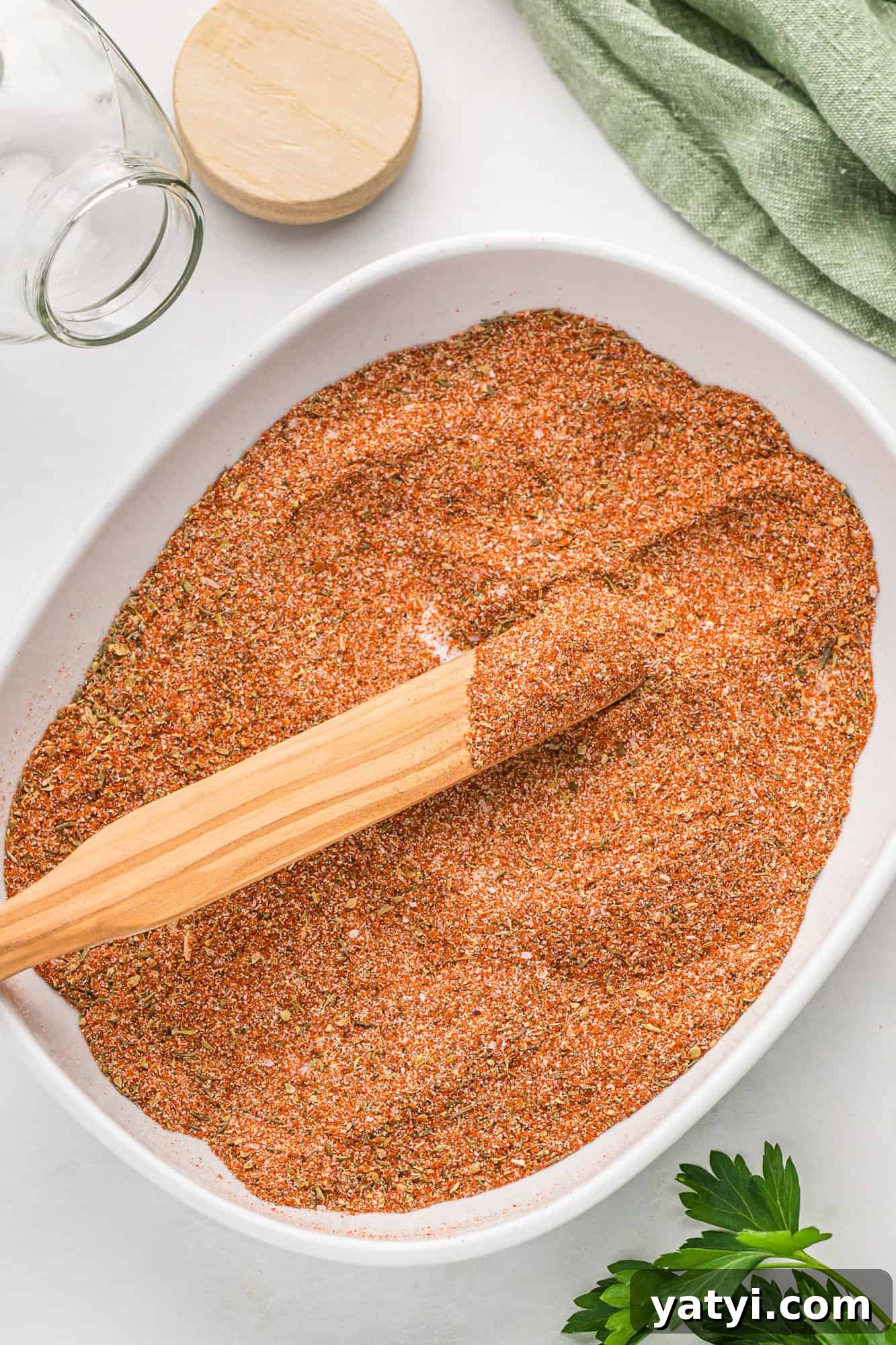 How to Use Cajun Seasoning: Flavor Tips, Recipes & Pairings 3 Cajun seasoning in a large shallow bowl.
