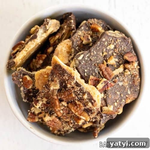pretzel crack recipe in bowl