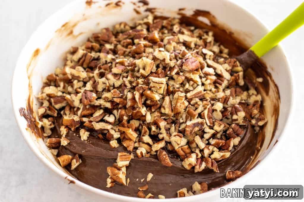3-Ingredient Microwave Fudge Recipe: Quick Chocolate Fudge 6 pecans added