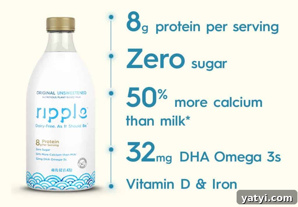 Can Toddlers Drink Almond Milk? What Parents Should Know 4 ripple milk nutrient breakdown