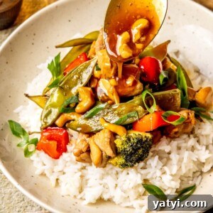 One-Pan Cashew Chicken Stir-Fry Recipe 13 One Skillet Cashew Chicken - Olivia Adriance