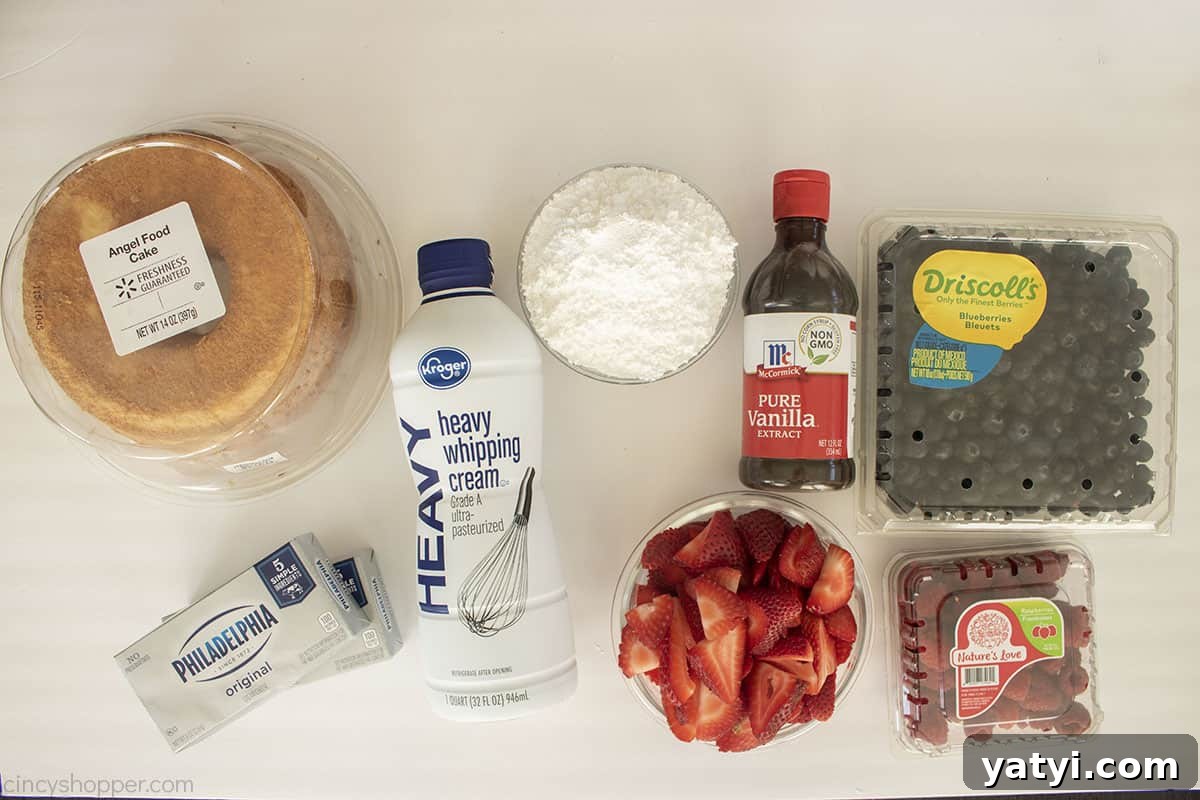 Berry Trifle Recipe: Layered Summer Dessert with Fresh Berries 4 Berry Trifle Ingredients.
