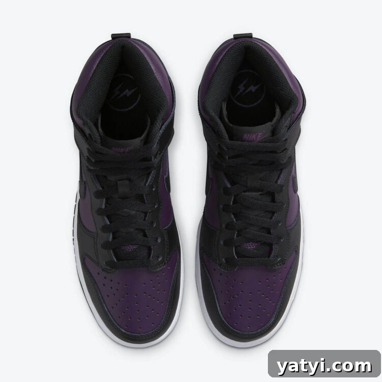 Where to Buy the fragment design x Nike Dunk High Black 5 img 965446 4