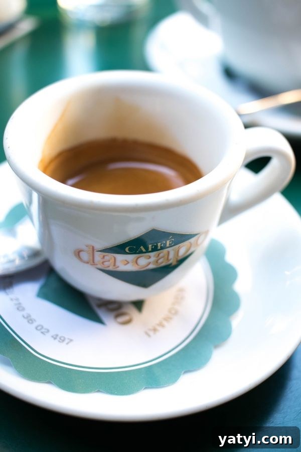 Greek Coffee Culture: A Guide to Greece’s Coffee Traditions 5 A perfect espresso. We love the coffee in Greece!